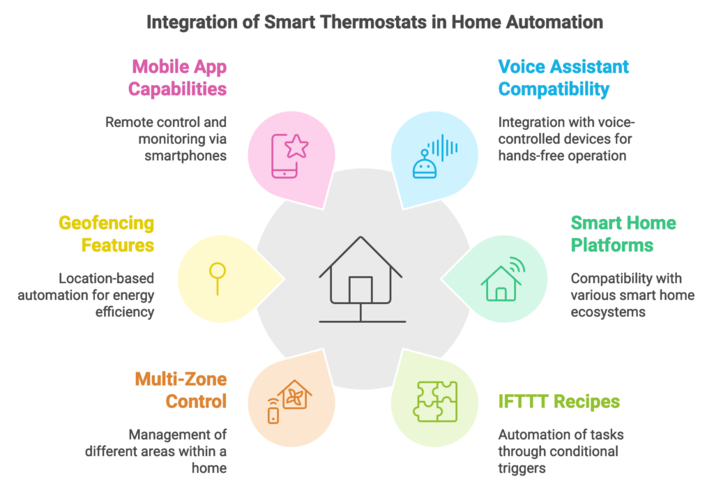 Integration of Smart Thermostats in Home Automation